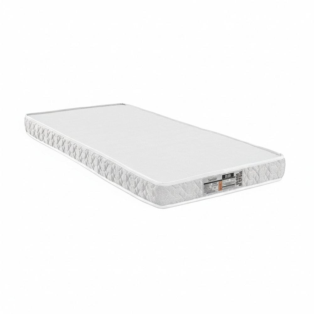 Colchão Solteiro D-20 Liso 78x14cm Sensor Branco