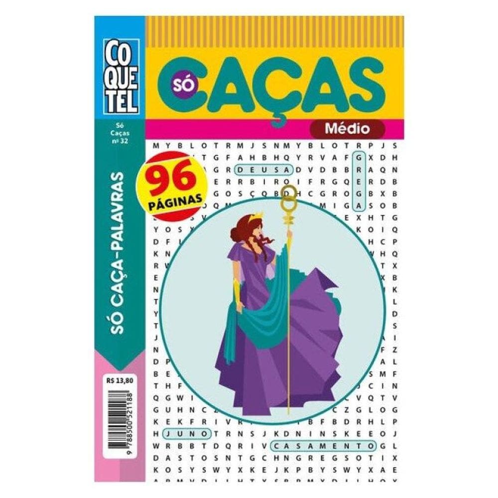 Livro Coquetel Só Caça-Palavras 32 - Vol. 32