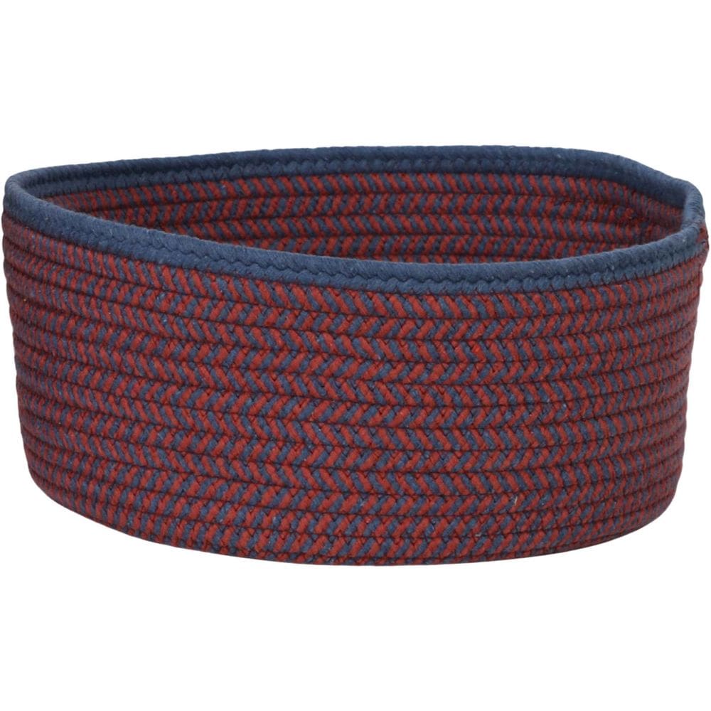 CESTA DECORATIVO ORGANIZADORA CACHEPÔ TECIDO 15x30x30cm VERMELHO