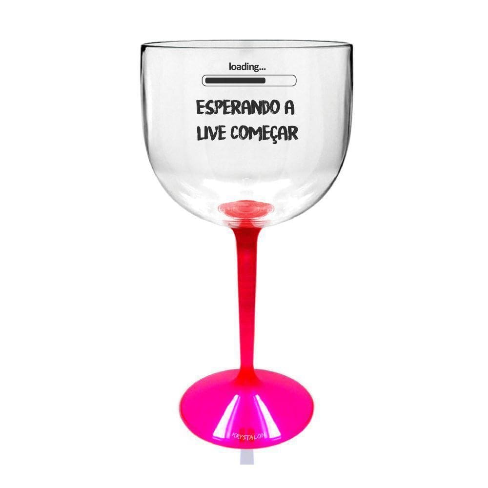 Kit 4 Taças Gin Com Base Rosa Personalizadas Criativas Live