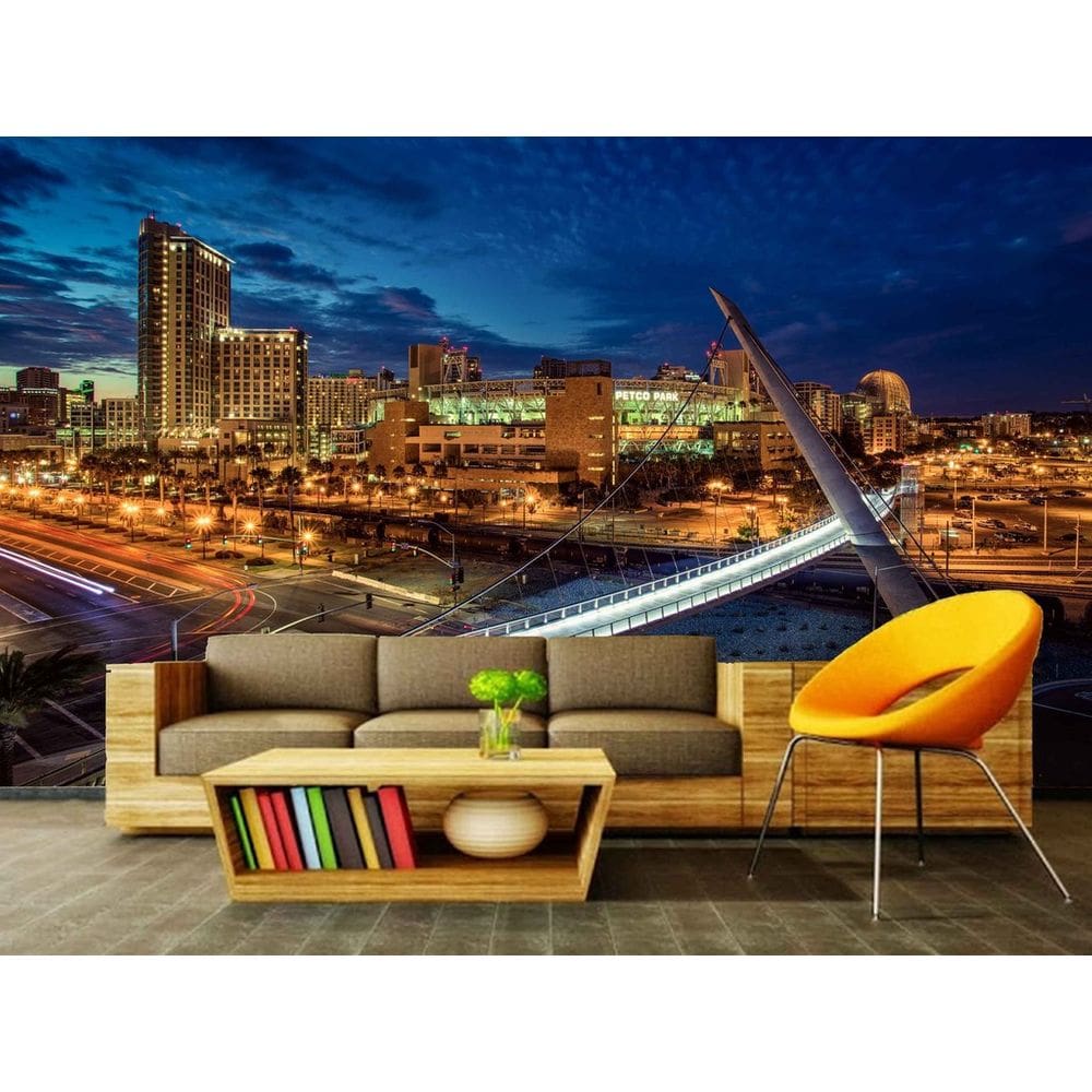 Papel de Parede Painel Fotográfico Cidade 90 -2,40A X 3,10L