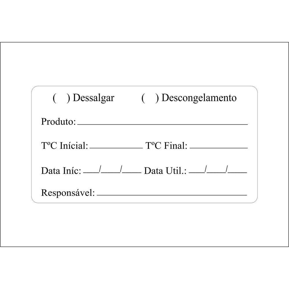 Rolo Com 1.000 Etiquetas Adesivas Bopp - Modelo 31