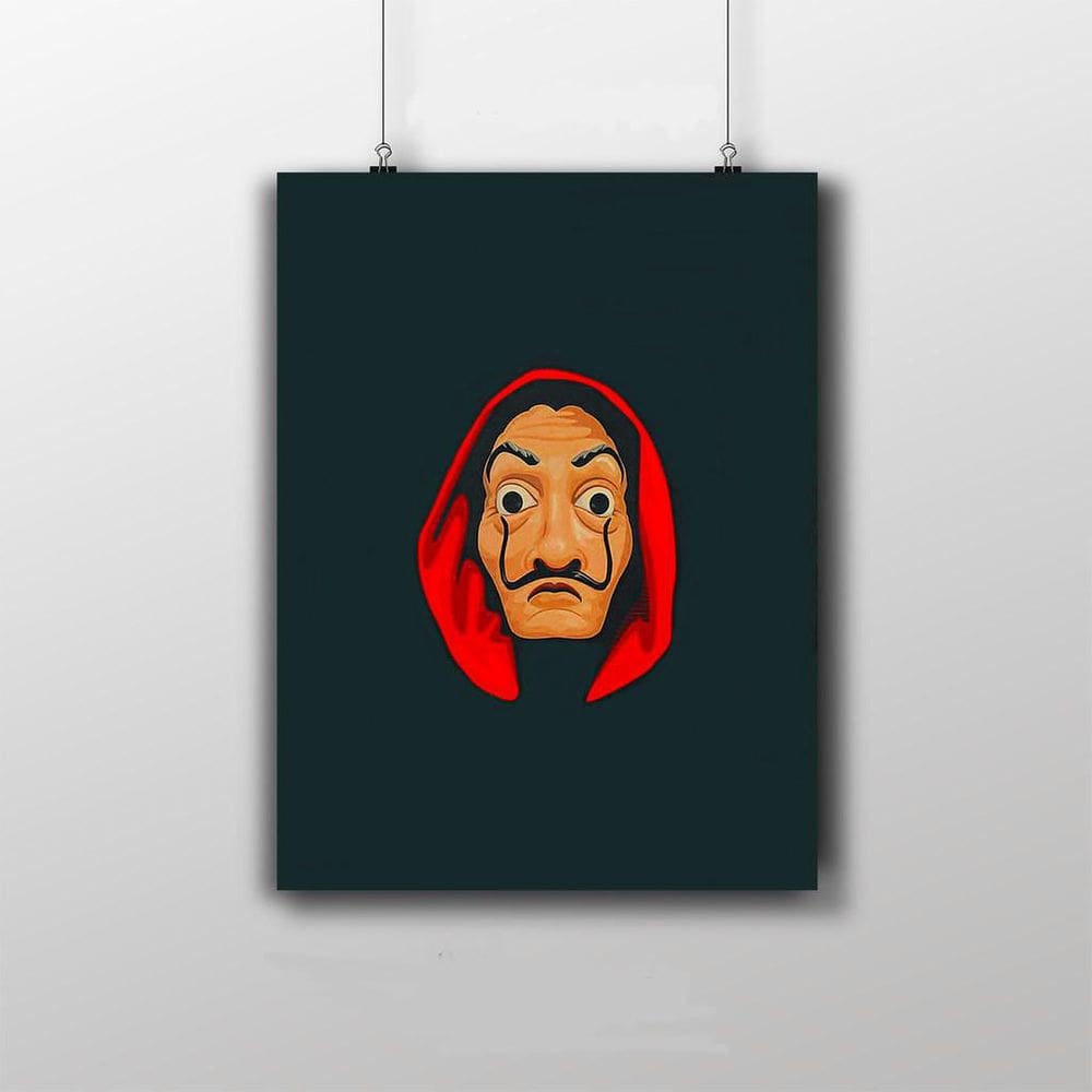 Placa Decorativa Máscara De Dali