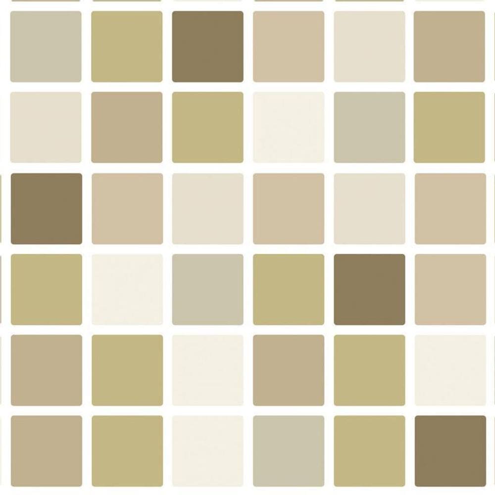 Papel De Parede Pastilha Tons Claro Adesivo Cozinha Banheiro