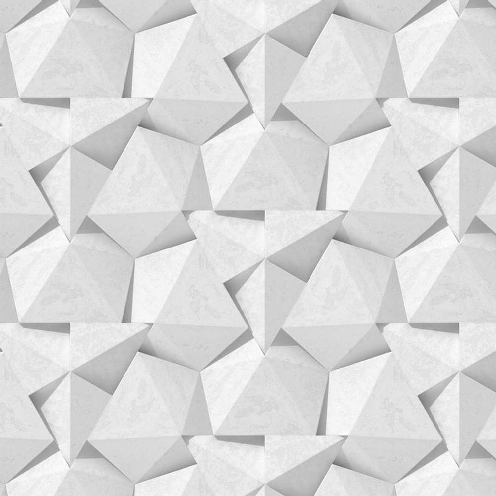Papel De Parede 3D Pirâmide Geometrica Adesivo Sala Quarto