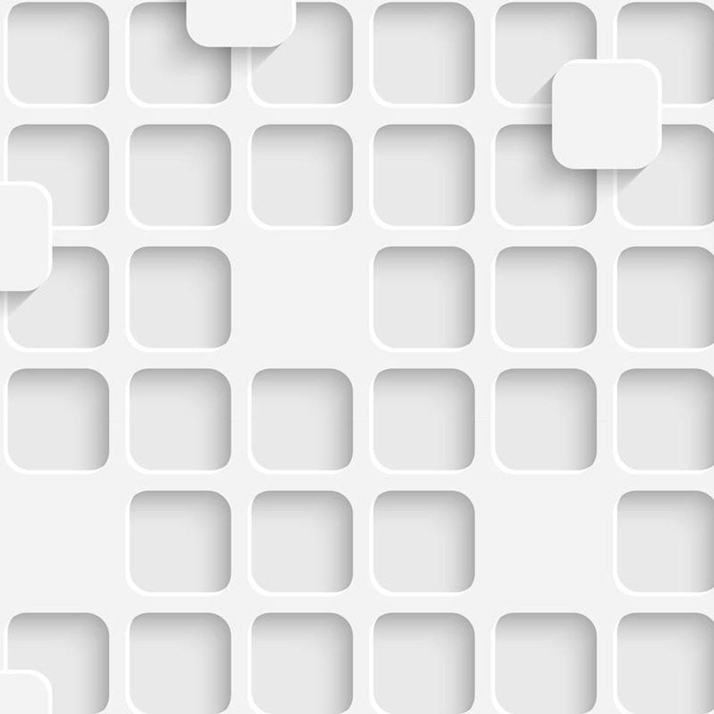 Papel De Parede 3D Quadradinhos Pequenos Adesivo Sala Quarto