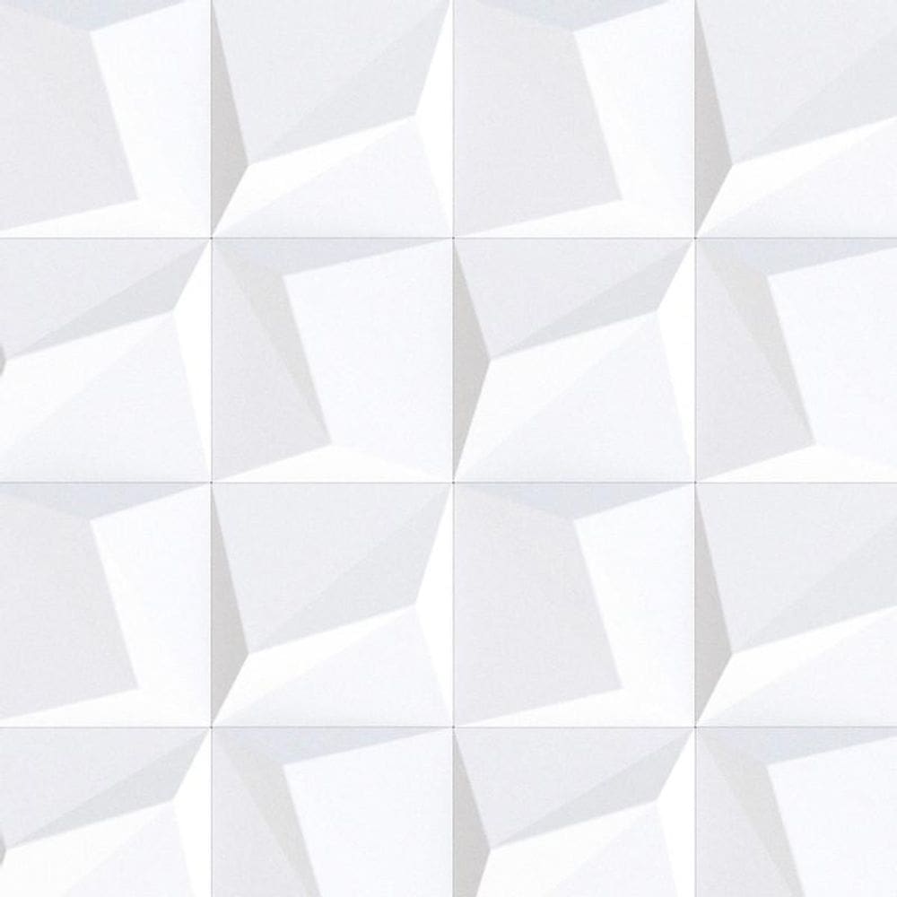 Papel Parede 3D Quadrado Mosaico Autocolante Decorativo Sala