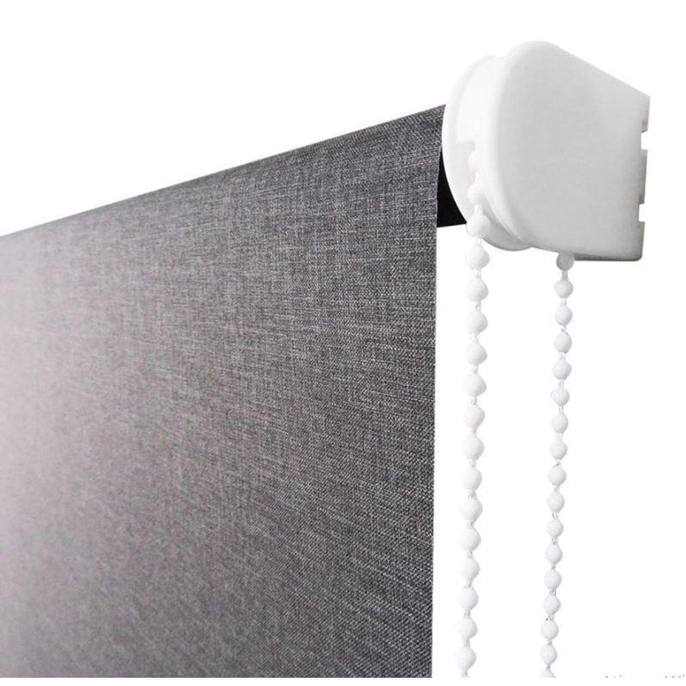 Persiana Rolo Translúcida Breeze Cinza Escuro 180 L X 160 A