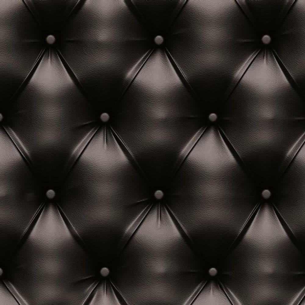 Papel De Parede Couro Preto Imitação Autocolante Sala Quarto