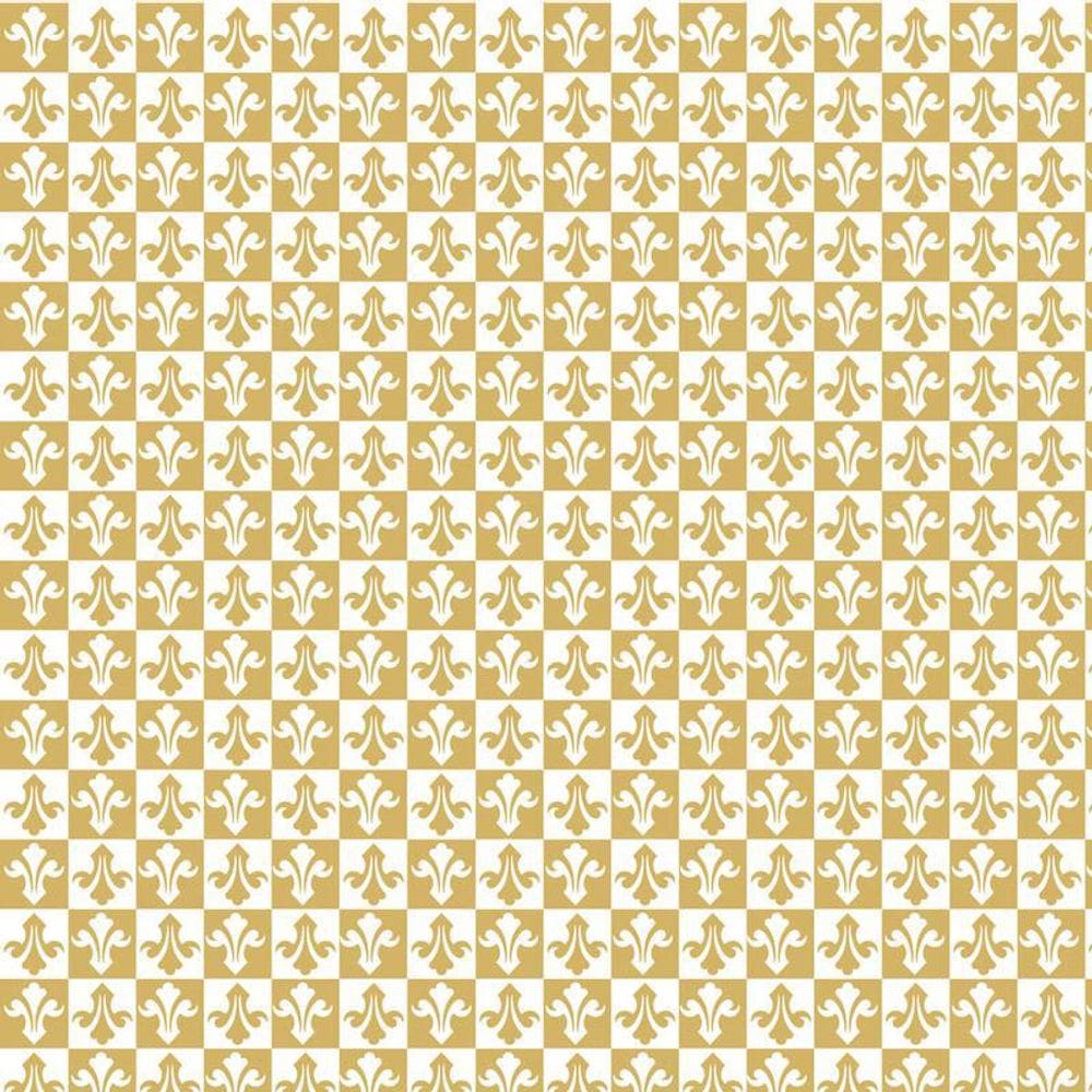 Papel De Parede Dourado E Branco Adesivo Lavável Sala Quarto