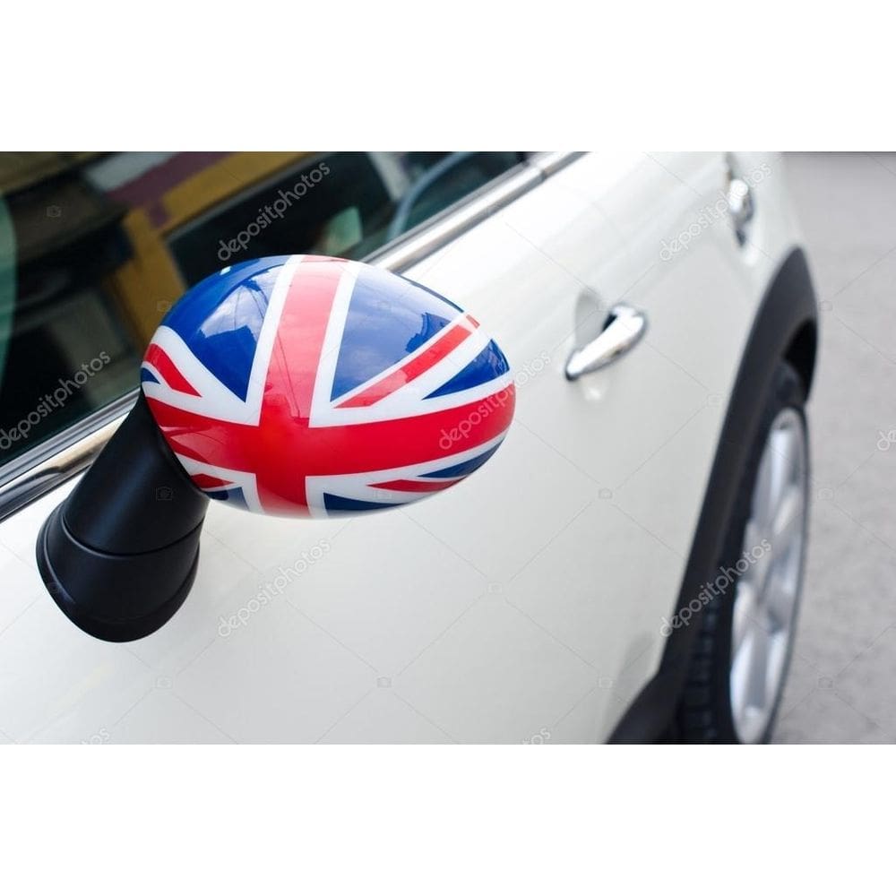 Adesivo Retrovisor Carro Inglaterra, Grã Bretanha Par 25X35
