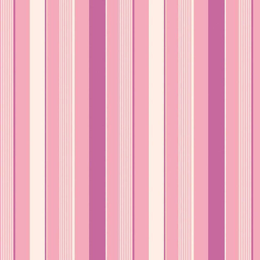 Papel De Parede Listrado Rosa Lilas Quarto Sala Autocolante