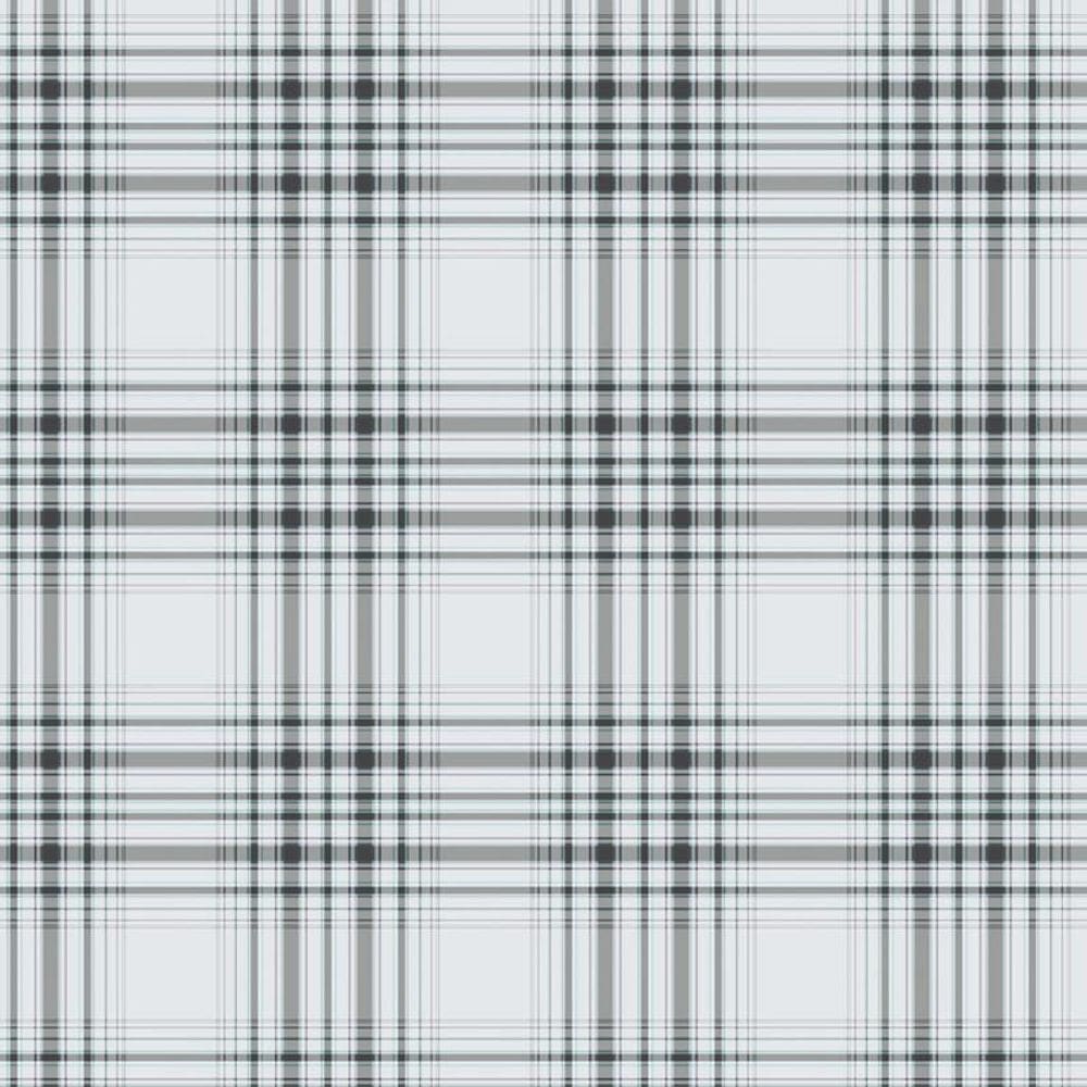 Papel De Parede Adesivo Textura Cinza Com Linhas Pretas Sala