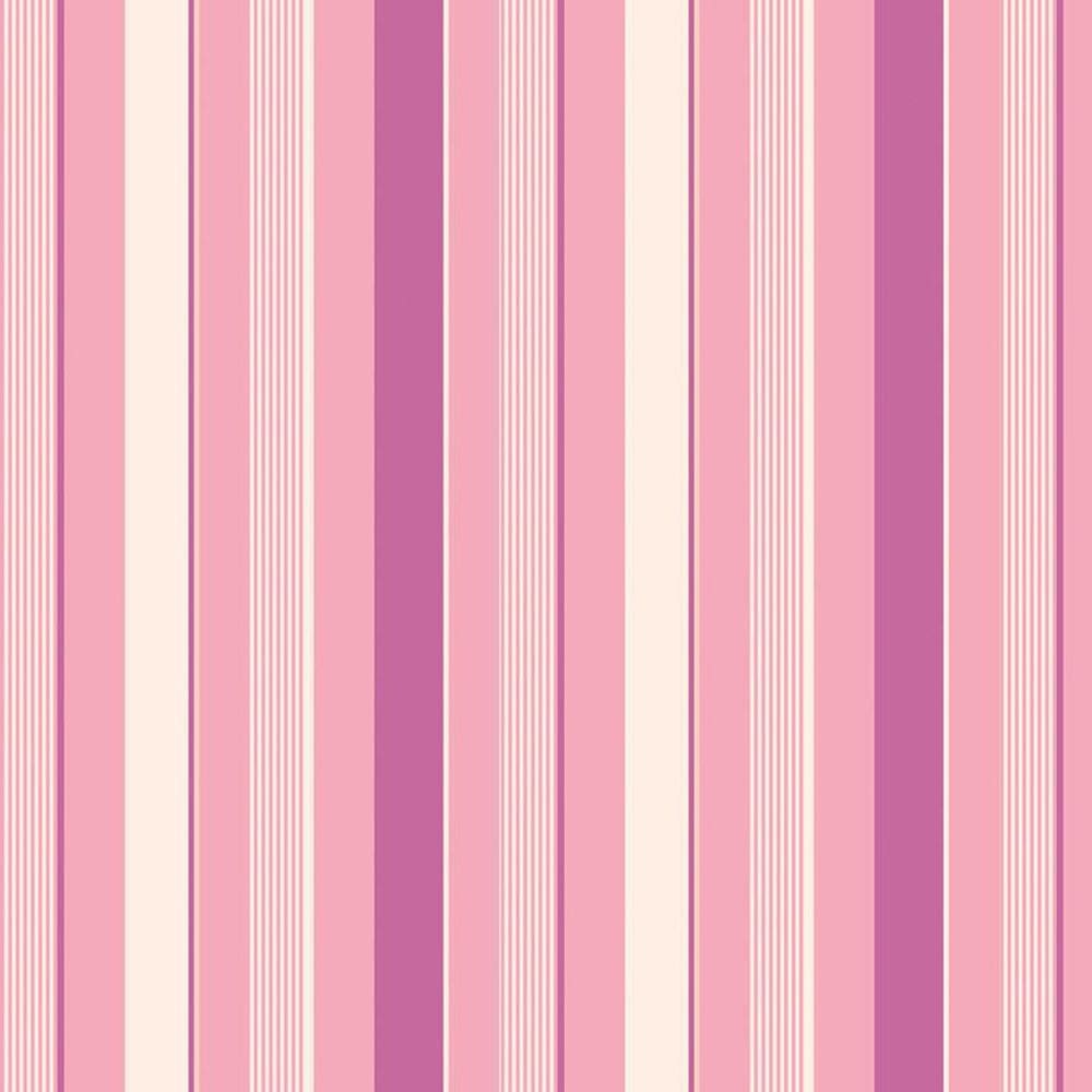 Papel De Parede Listrado Rosa Lilas Quarto Sala Autocolante
