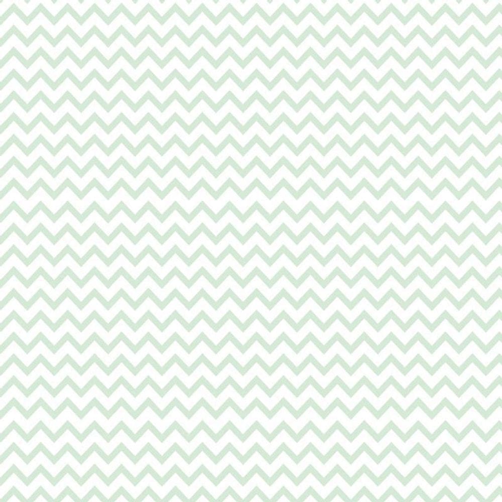Papel Parede Chevron Verde Claro E Branco Adesivo Decorativo