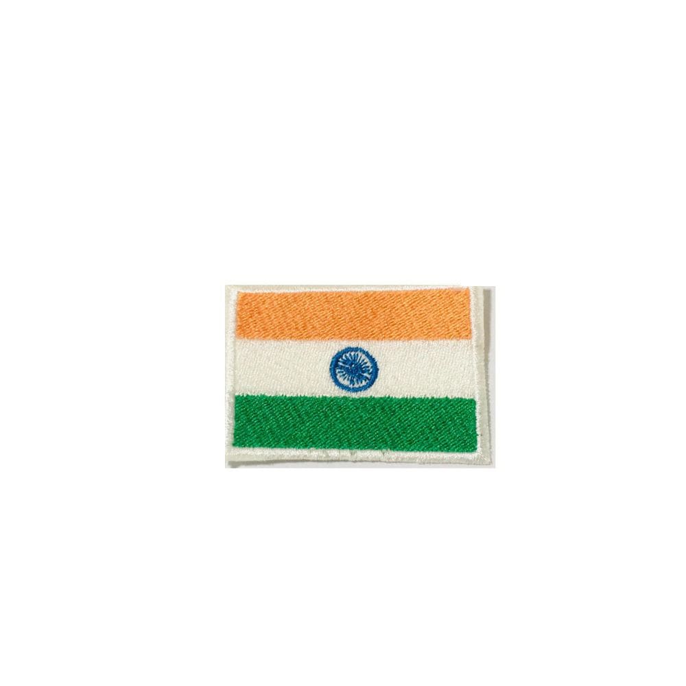 Patche Aplique Bordado Da Bandeira Da Índia