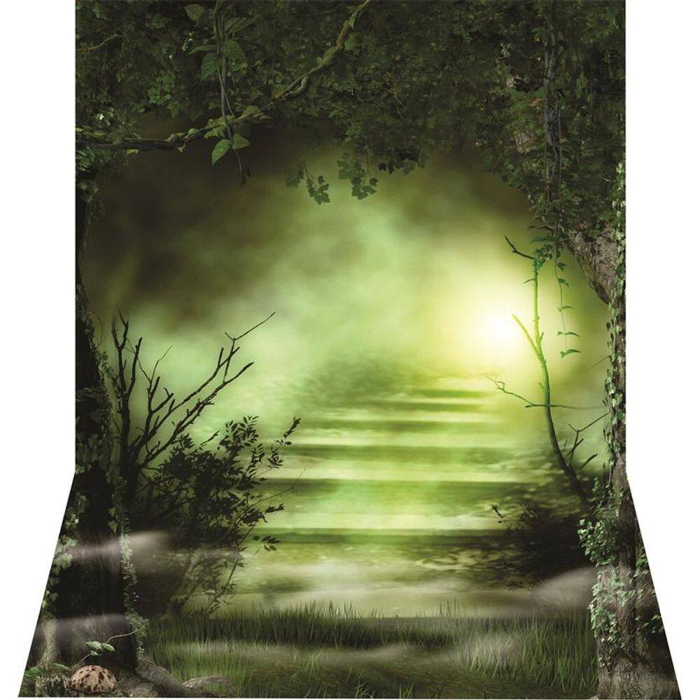 Fundo Fotográfico Em Tecido Newborn Floresta 1,50X2,50