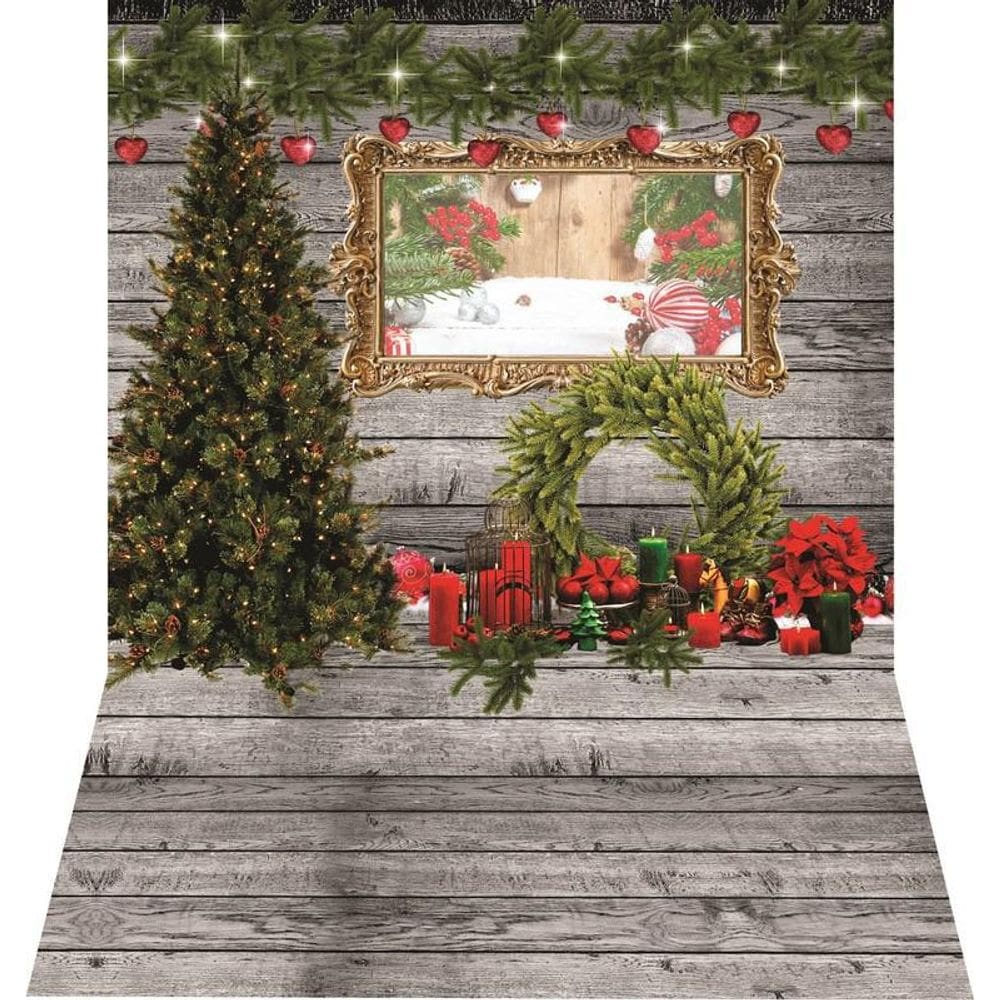 Fundo Fotográfico Newborn Em Tecido Natal 1,50X2,20