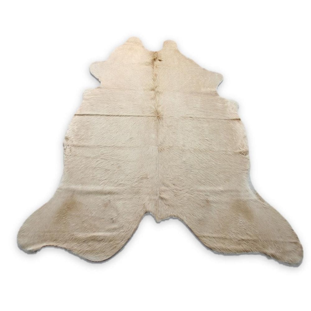 Tapete Couro Inteiro Grande - Natural  Bege