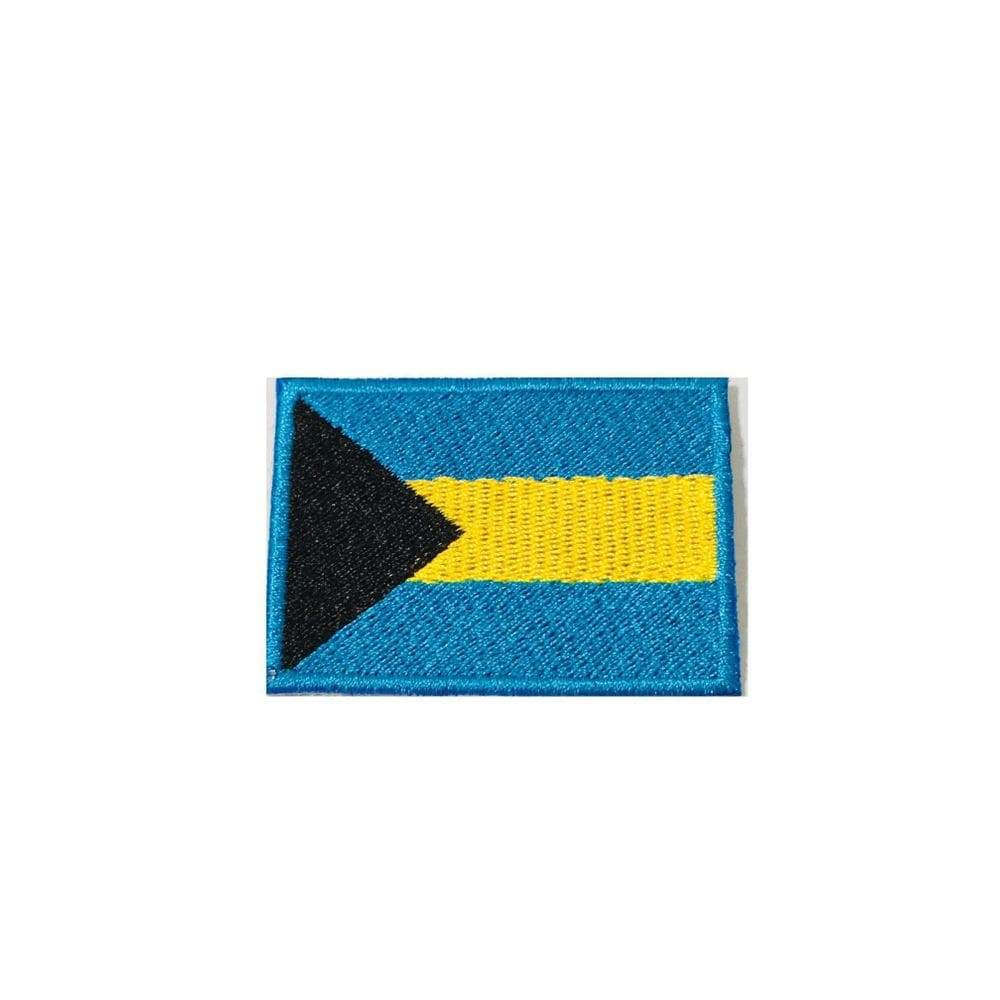 Patche Aplique Bordado Da Bandeira De Bahamas