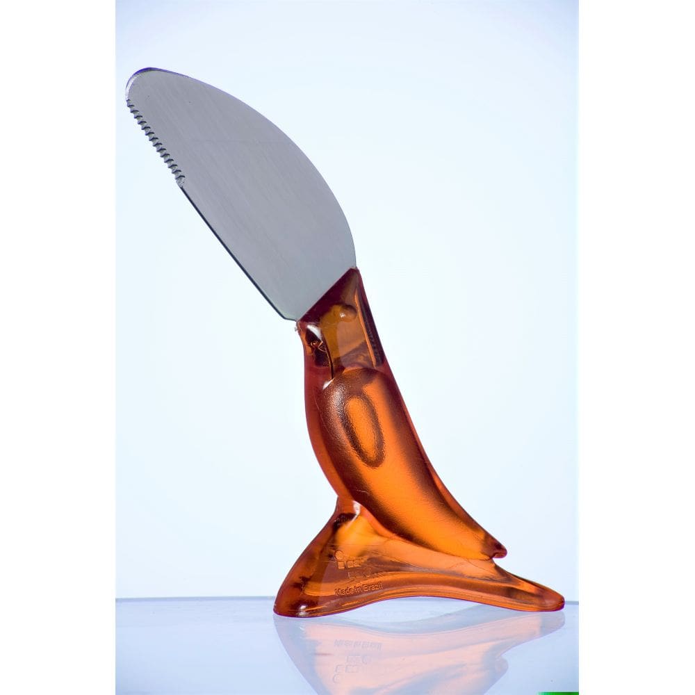 Faca para Queijo  TUCANO TUCA -LARANJA IKKO