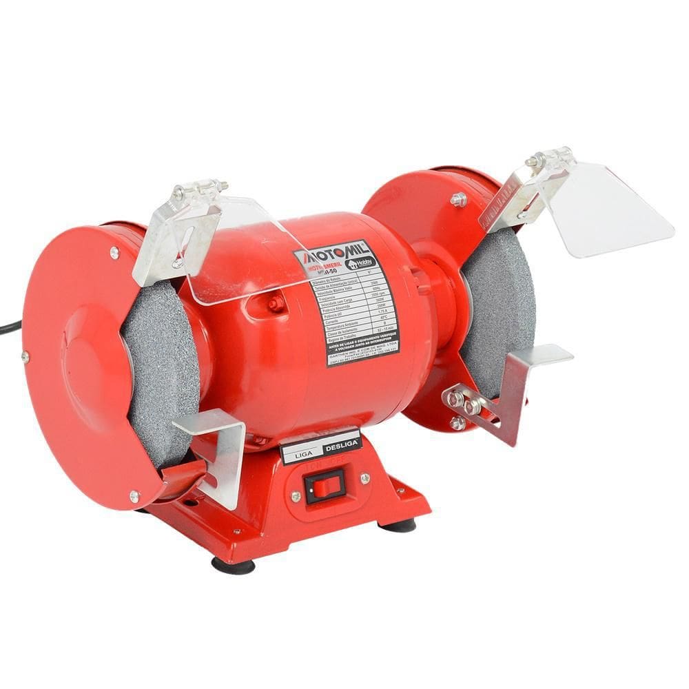 Moto Esmeril Elétrico 360 W Monofásico 127v Mmi50 Motomil