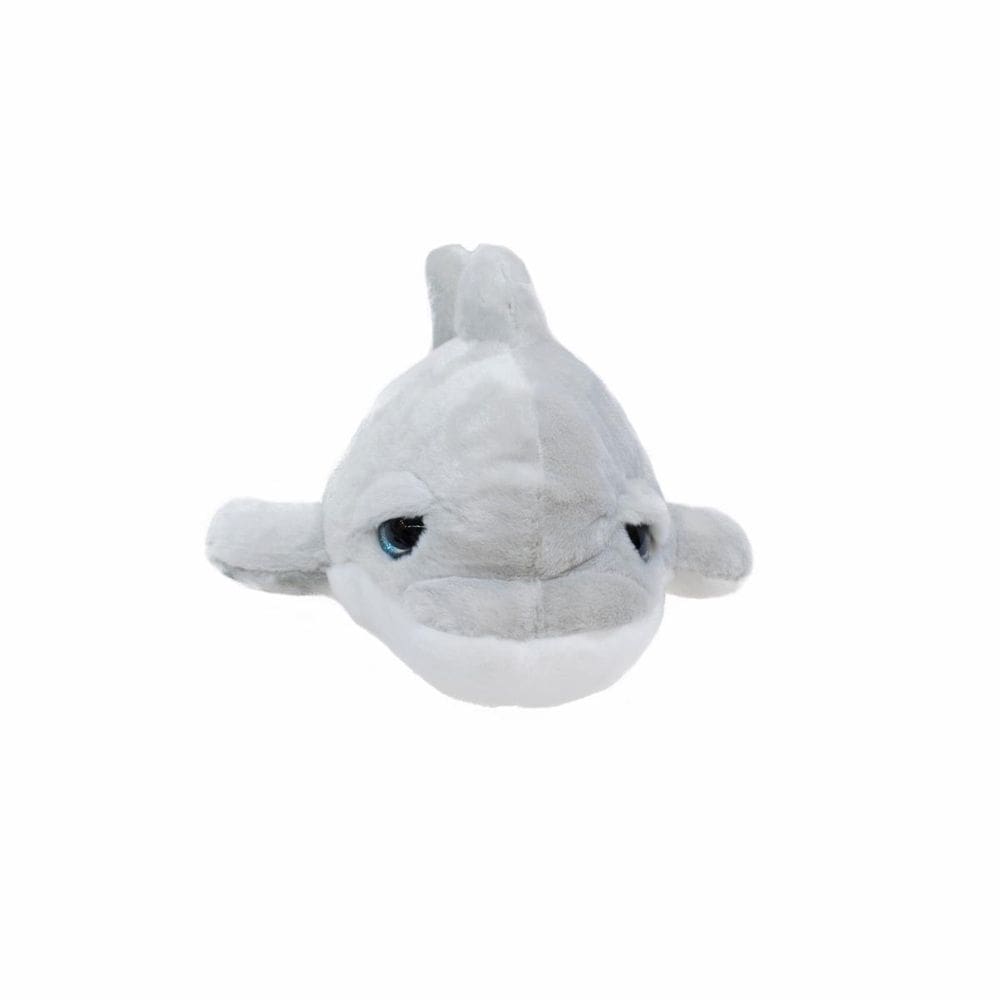 Golfinho Branco Cinza 25Cm - Pelúcia