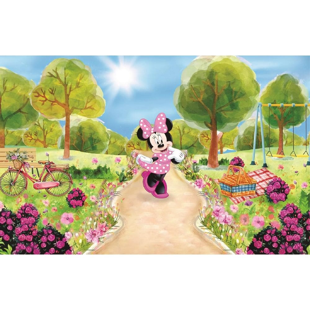 Fundo Fotográfico Em Tecido Minnie 2,60 X 1,50