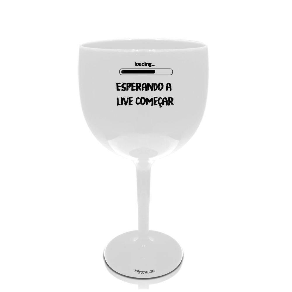 Kit 6 Taças Gin Brancas Personalizadas Criativas Para Live