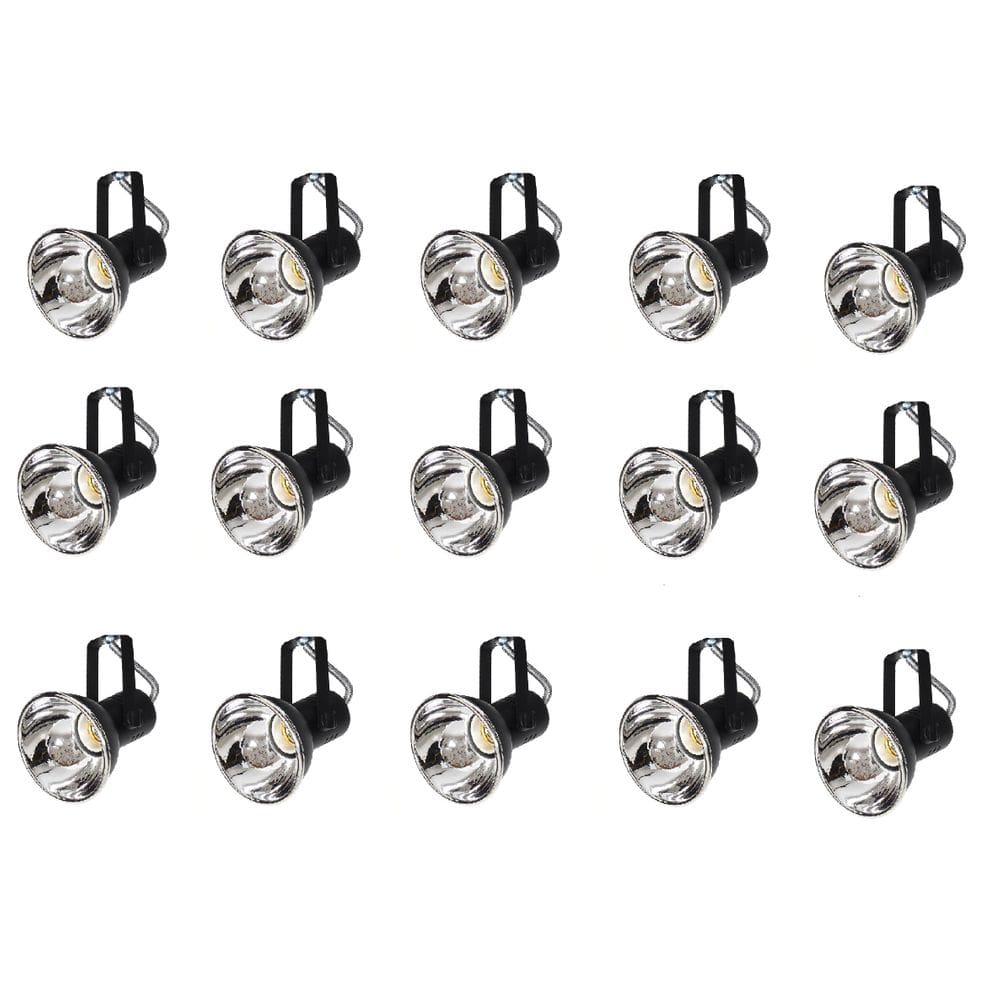 Kit 15 Spot Trilho Perfilado Eletro calha Par20 Bulbo OL5