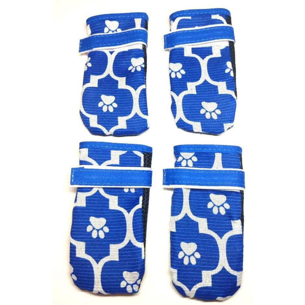 Sapato Antiderrapante Gorgurinho Para Cães E Gatos Azul - M