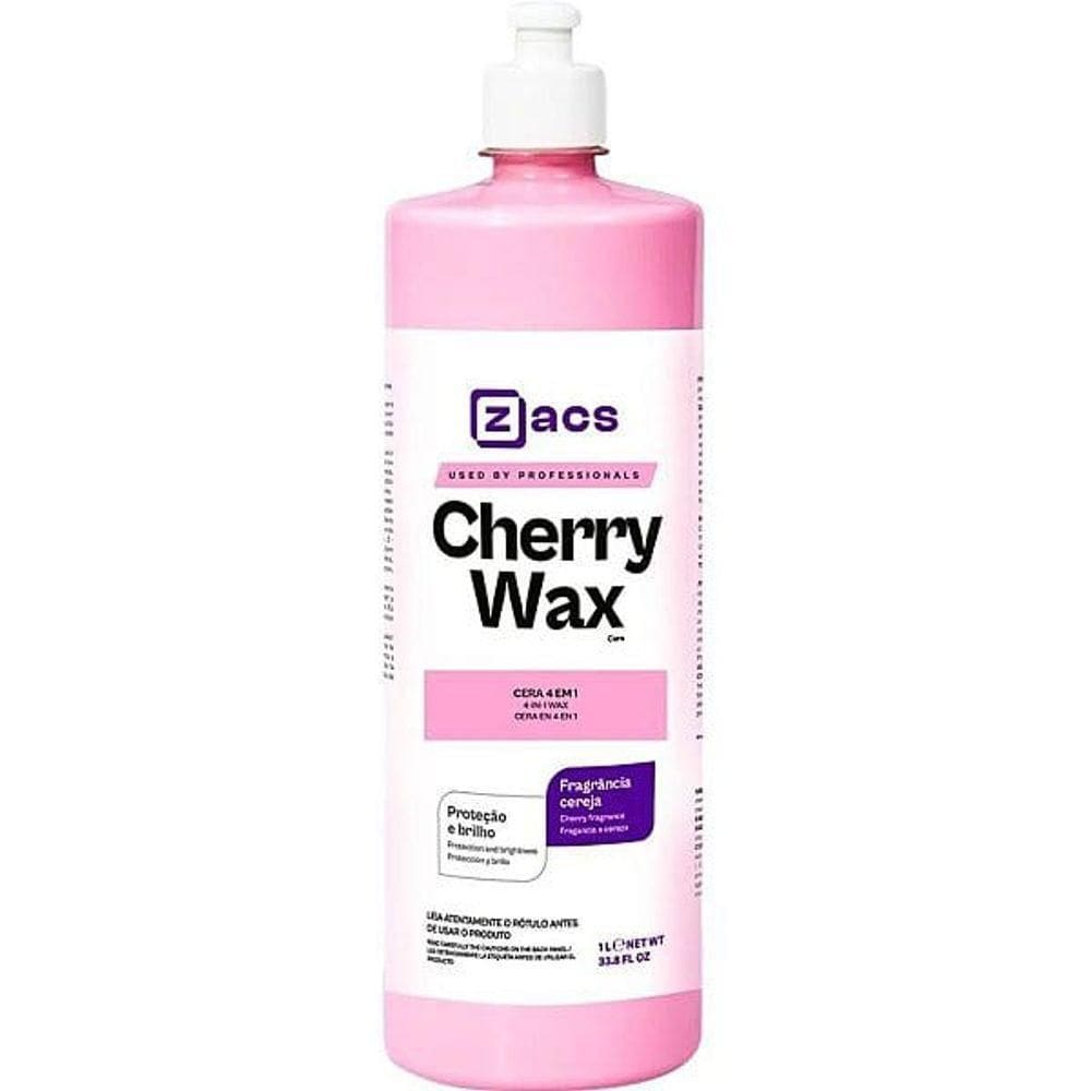 Cherry Wax 500ml Zacs Cera 4 Em 1 Limpadora