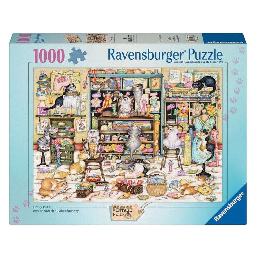 Puzzle 1000 Peças Gatos no Ateliê Ravensburger 12001083