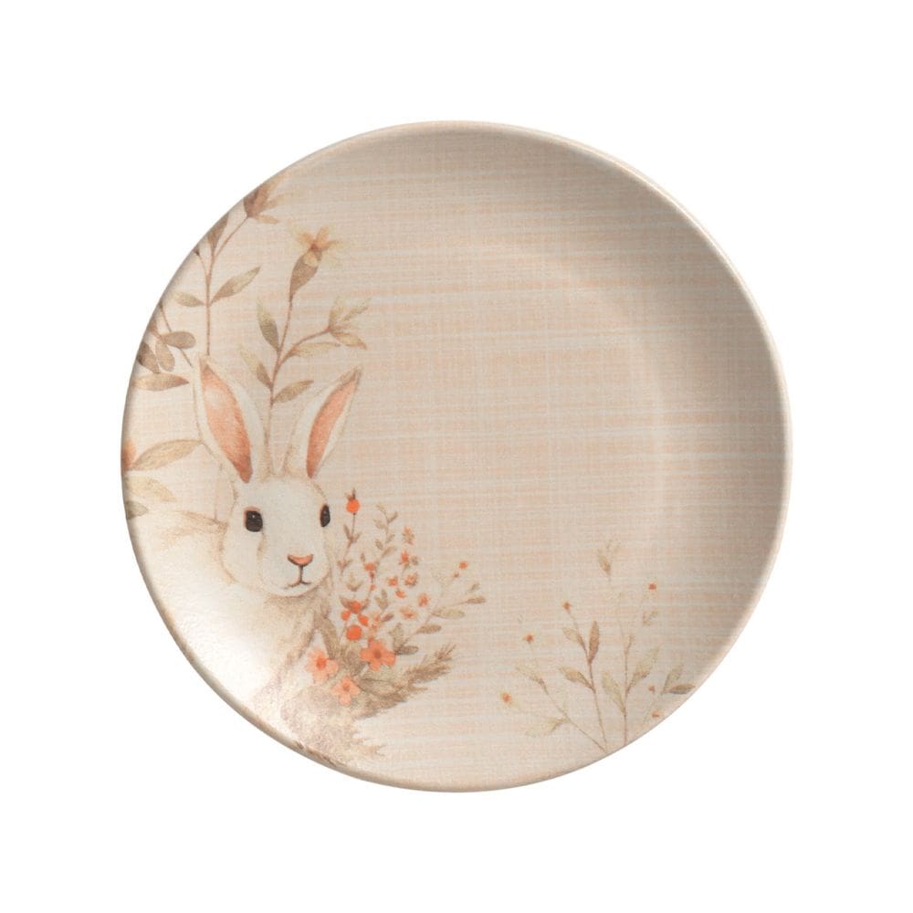 Prato Sobremesa Em Cerâmica Coup Stoneware Entre Laços 19,5cm Porto Brasil