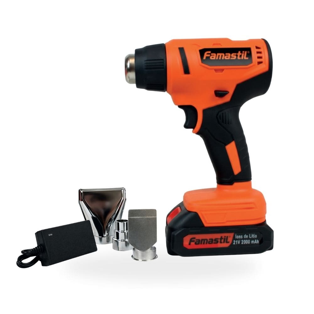 Soprador Térmico Famastil 21V Sem Fio LED Bateria