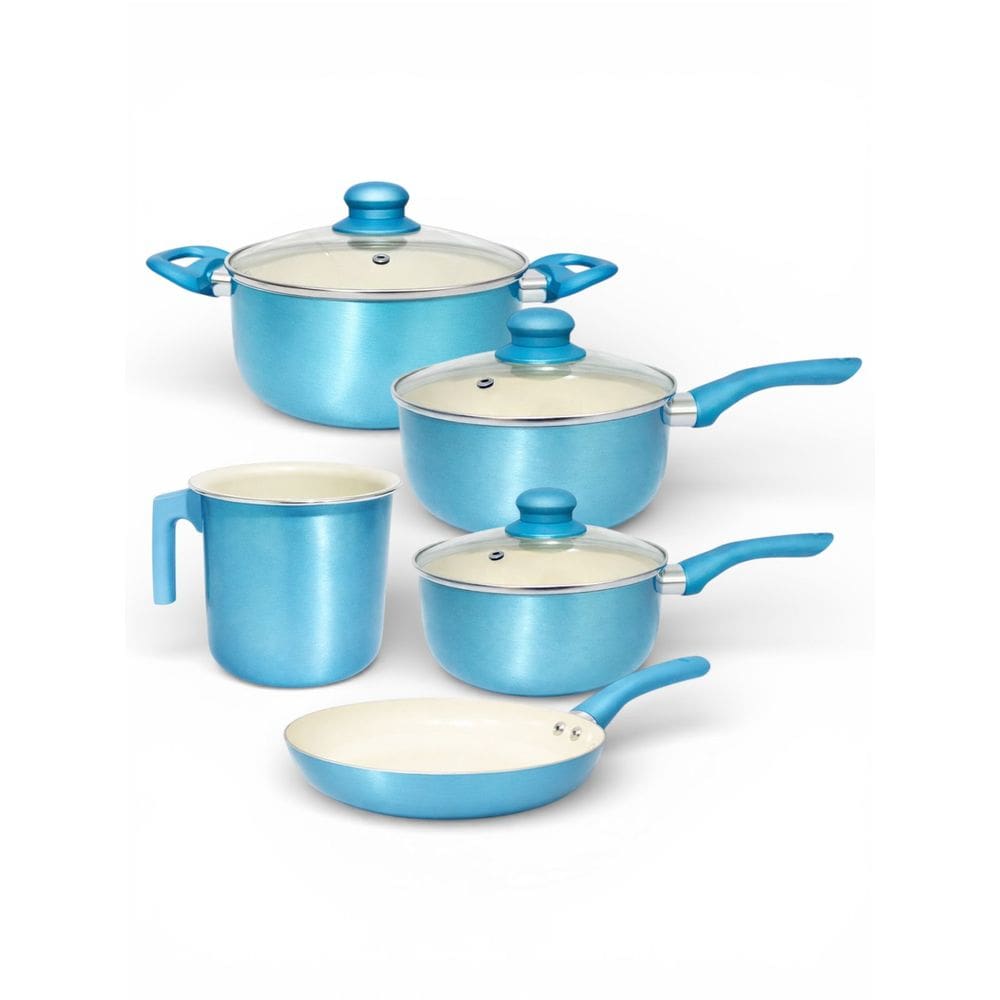 Jogo De Panelas Antiaderente  Revestimento Cerâmico Genebra