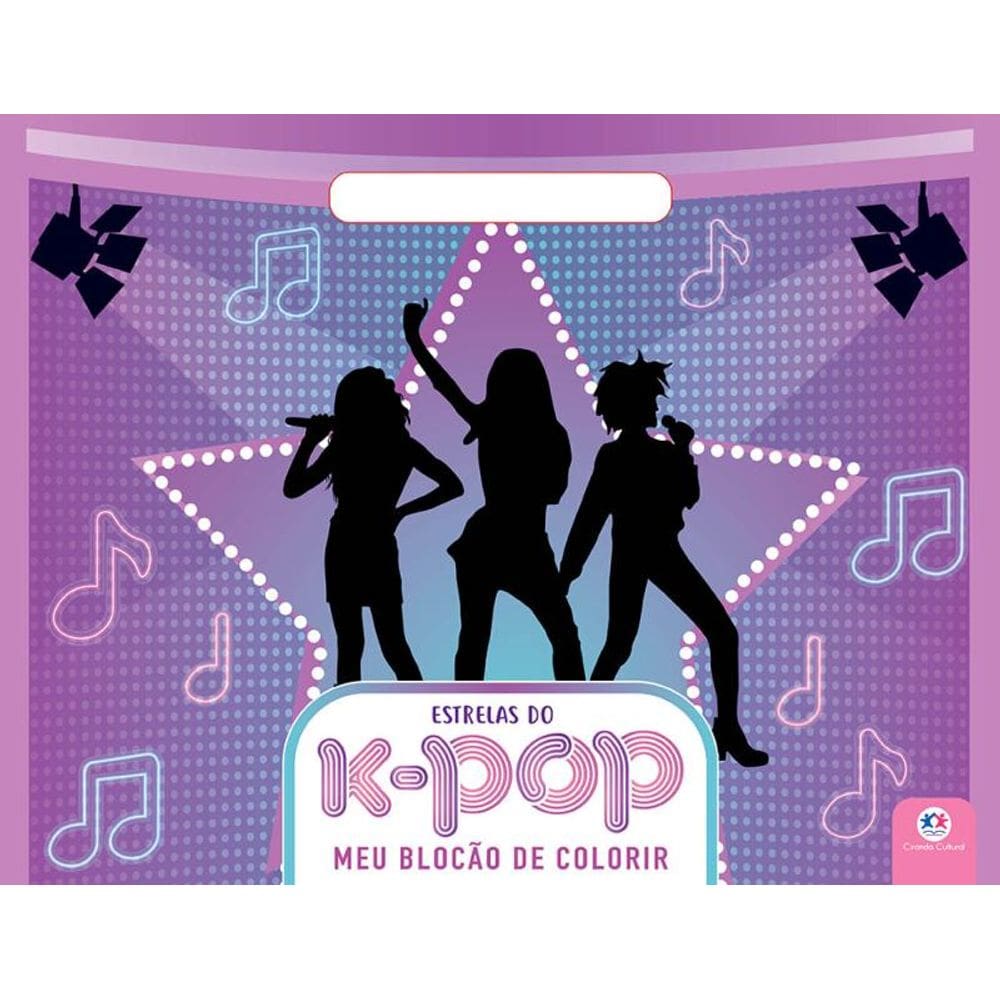 Estrelas do K-Pop - Meu blocão de colorir