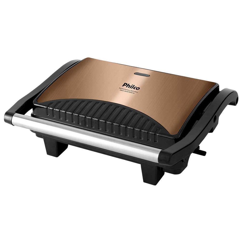 Sanduicheira e Grill Philco PGR23G Press Maxx Gold