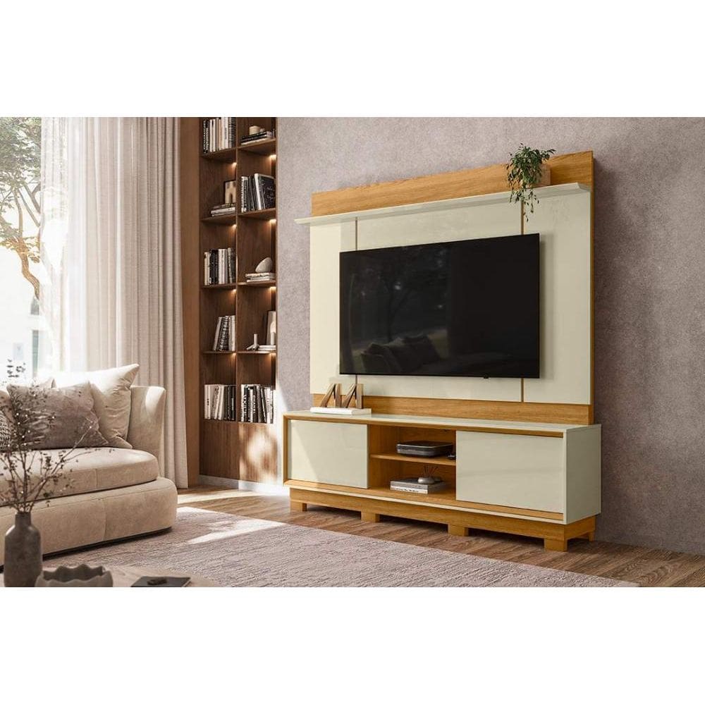 Estante Siena para TV de até 75 polegadas (Com Pés) - Cumaru Opala - Madetec