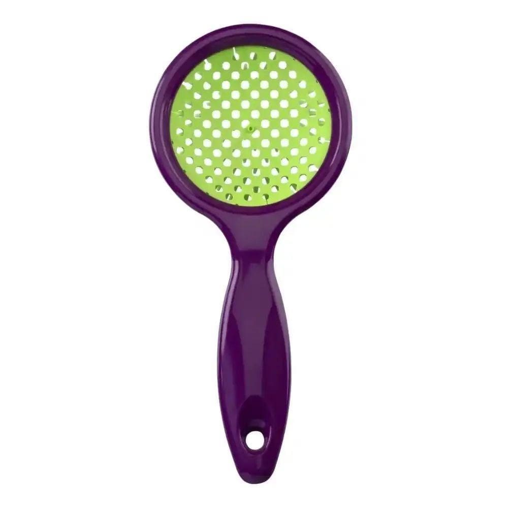 Escova De Cabelo Favo Red Verde/pink Dompel