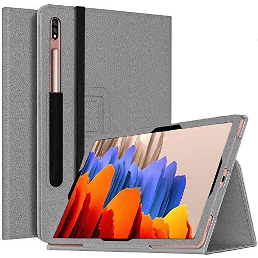 Capa para Tablet Sahara Case Galaxy Tab S7 Antichoque Cinza