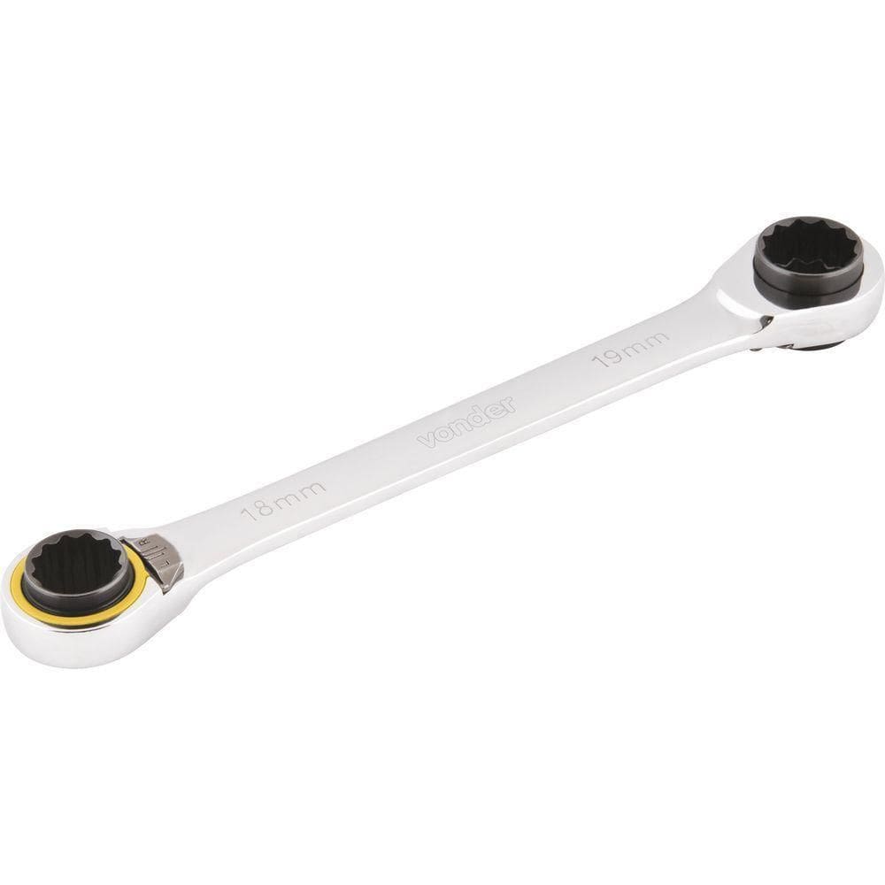 Chave Estrela C/ Catraca Reversível 14x17mm E 18x19mm Vonder