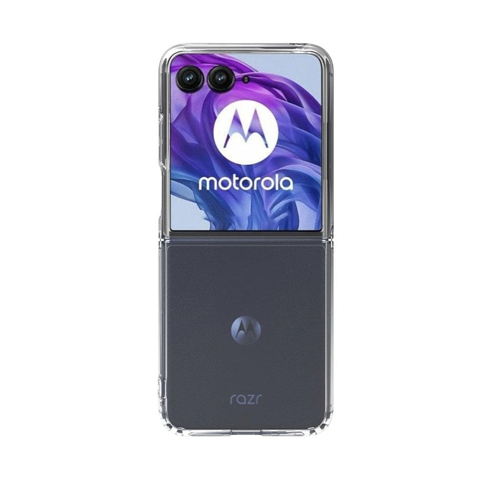Capa rígida Case SaharaCase Venture Series para Motorola Razr+ (2025) - Transparente