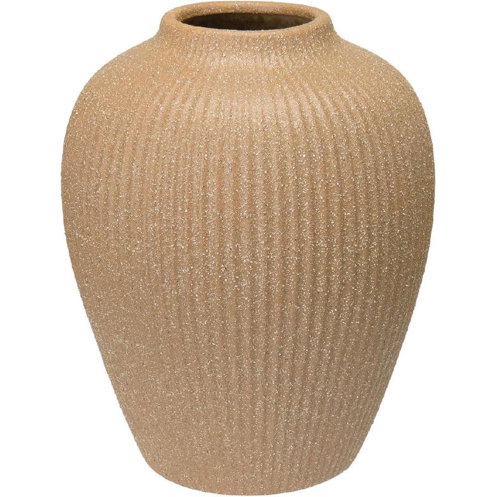 VASO DECORATIVO ENFEITE CASA HOME&CO CERÂMICA 25x20x20cm BEGE