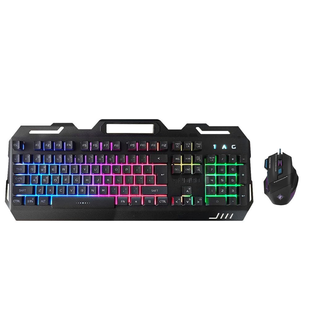 Combinação de teclado e mouse para jogos Sahara Wired 104 teclas RGB