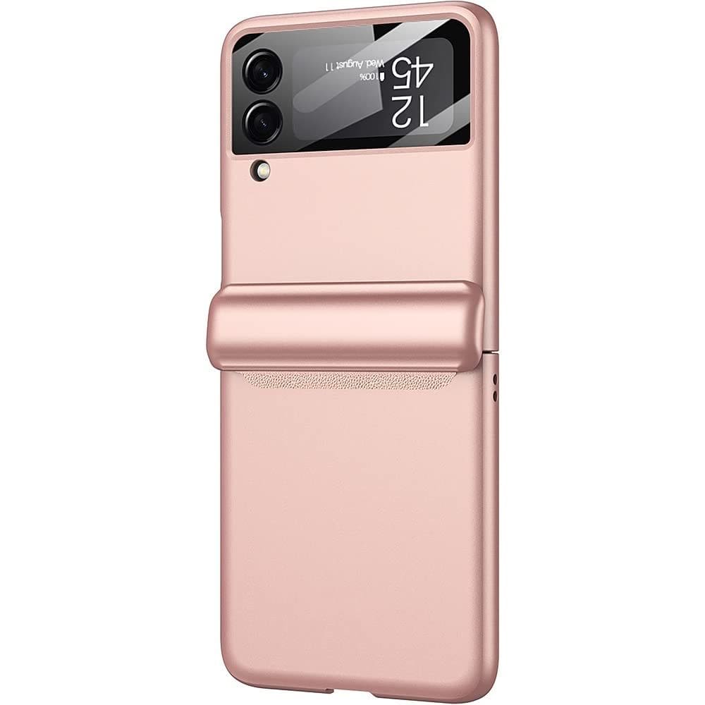 Capa para Celular ZERODAMAGE SAHARA CASE Galaxy Z Flip4 Ouro Rosé