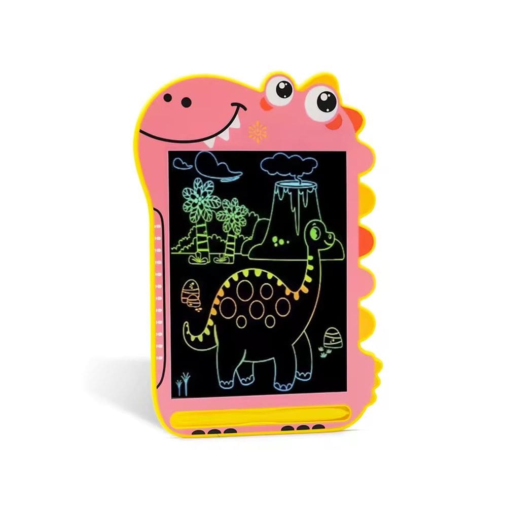 Tablet de escrita LCD SaharaCase 8.5 Kids Dinosaur Pink