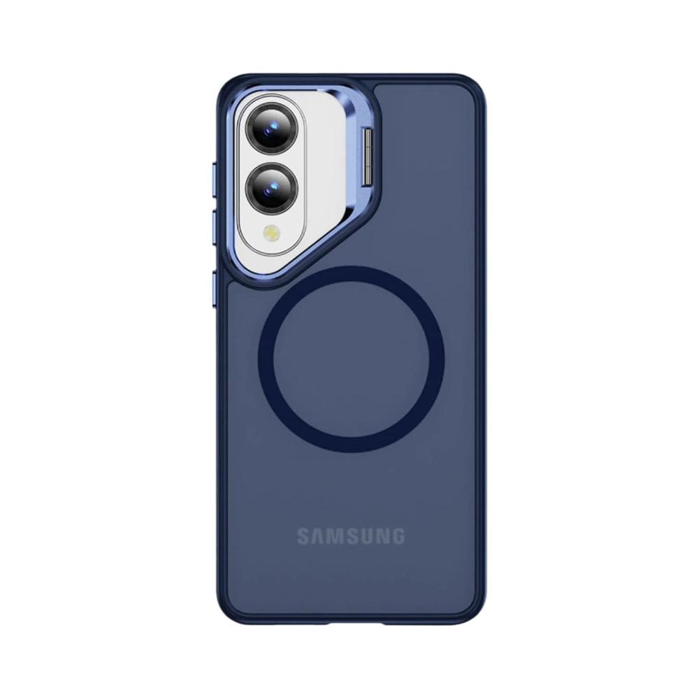 Capa para Celular ZERODAMAGE SAHARA Galaxy S25 Edge com Suporte Azul