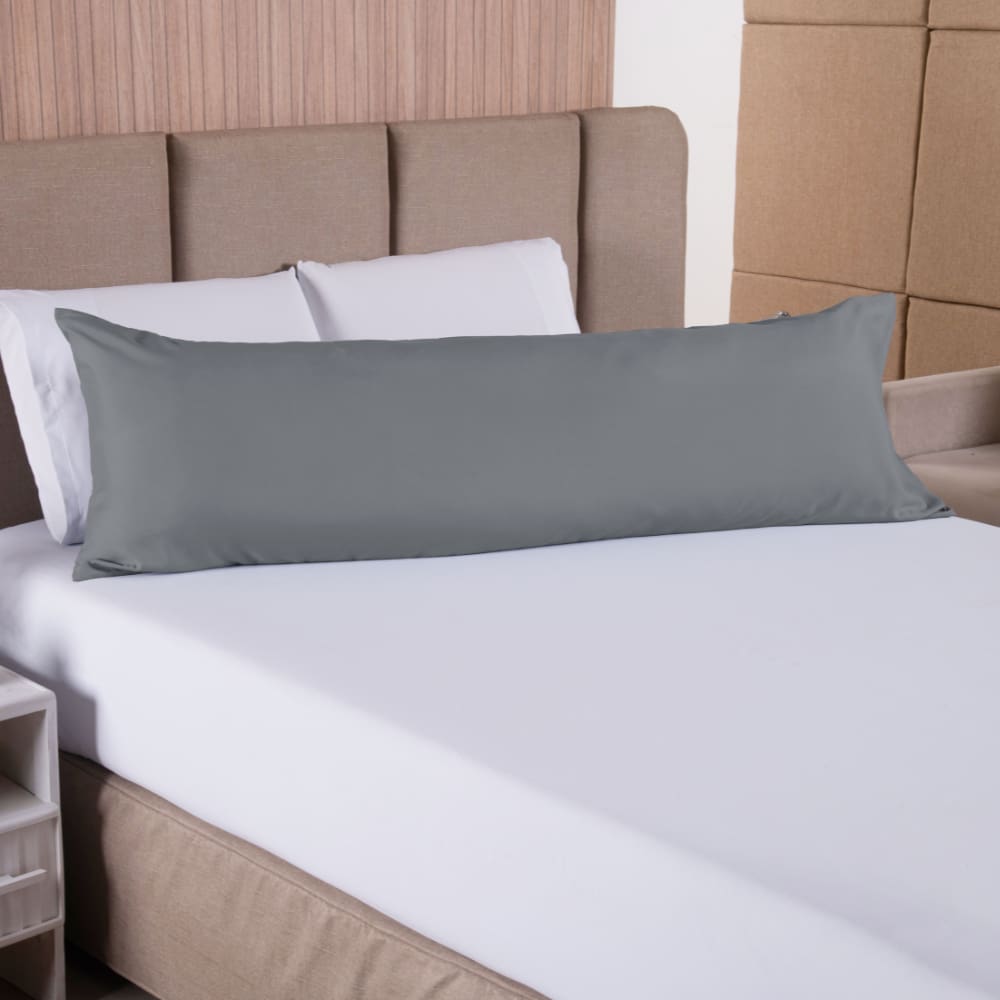 Fronha Capa Para Travesseiro Fofuxão Versatile Zíper Cinza