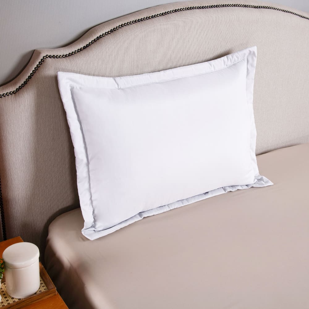 Porta Travesseiro Versatile Micropercal 300 Fios Branco